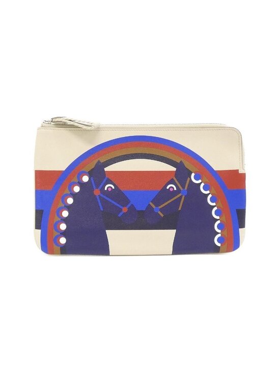 Hermes Handbags - Hermes Rainbow Love Carre Pocket Long Pouch